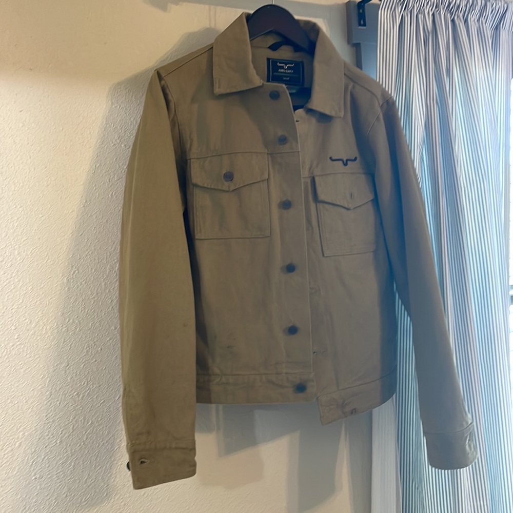 Mens Kimes Ranch Canvas Marshall Jacket (flaws pictured)